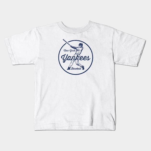 Vintage Yankees Kids T-Shirt by Throwzack